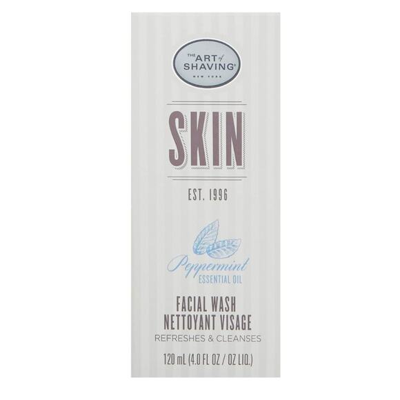 The Art of Shaving Facial Wash, Peppermint, 4 Fl Oz, NEW - Picture 1 of 3